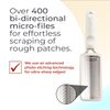 Microplane Colossal Pedicure Rasp Foot File - White by Microplane