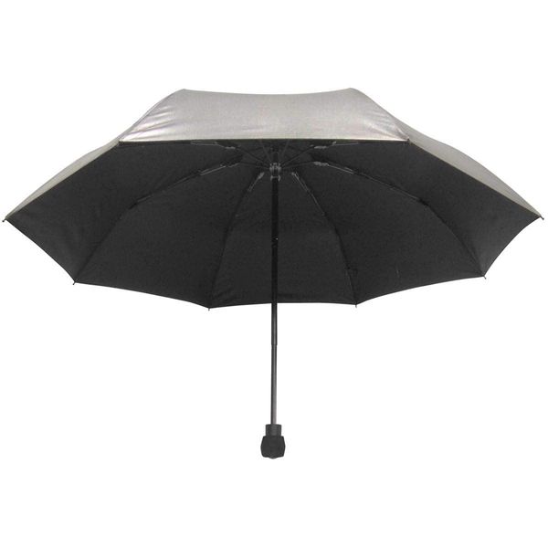 EuroSCHIRM Light Trek Regenschirm, Silber metallic