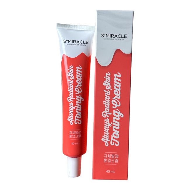 S+ Miracle Always Radiant Skin Toning Cream Made In Korea 40ml