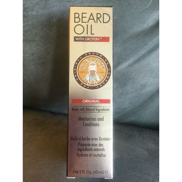 BEARD GUYZ BEARD OIL WITH GROTEIN ORIGINAL 2 FL OZ - NEW IN BOX