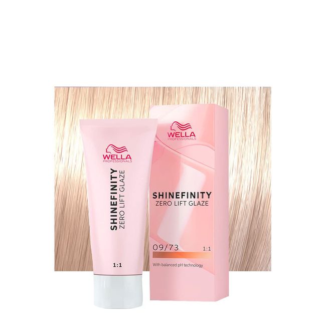 Wella Shinefinity Caramel Milk 09/73 Sehr helles Blond, goldfarben, sandfarben, 60 ml