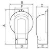 Panasonic DAS2608W Wall Removal Cover P Type Page Ivory Type 60 Type