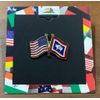 Wyoming-US Double Lapel Pin Enamel Lapel Pin