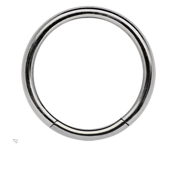 Titan Piercing Schmuck Smooth Segmentring 1,6 x 9 mm