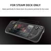 2 Pcs Dustproof 9H Tempered Glass Screen Protector for Steam Deck Handheld Easy Installation