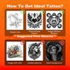 Phomemo TP31 Tattoo Stencil Printer Mini Tattoo Printer w/ 30pcs Transfer Paper
