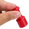 PATIKIL 20mm Stamp Rubber Round Handle, 5 Pack Rubber Knobs Stamp Mounts Drawer Pulls for Stamp Making DIY Crafting Scrapbooking, Red