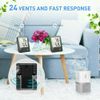 Mini LCD Digital Thermometer Indoor Hygrometer Temperature Humidity Meter Clock