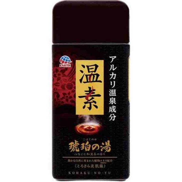 [Earth Pharmaceutical] Onso Kohaku no Yu 600g (Onso Bottle Bath Salts)