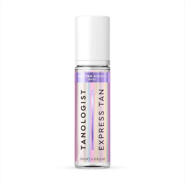 Tanologist Express Dark Self Tan Mousse, 6.76 fl.oz/ 200 ml Bottle