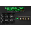 Wireless 4 Gang Switch Panel, ON-Off Led Flash Remote Control Wire Circuit Relay