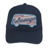 USA American Wagen Office Satchel Patch CAP Blue