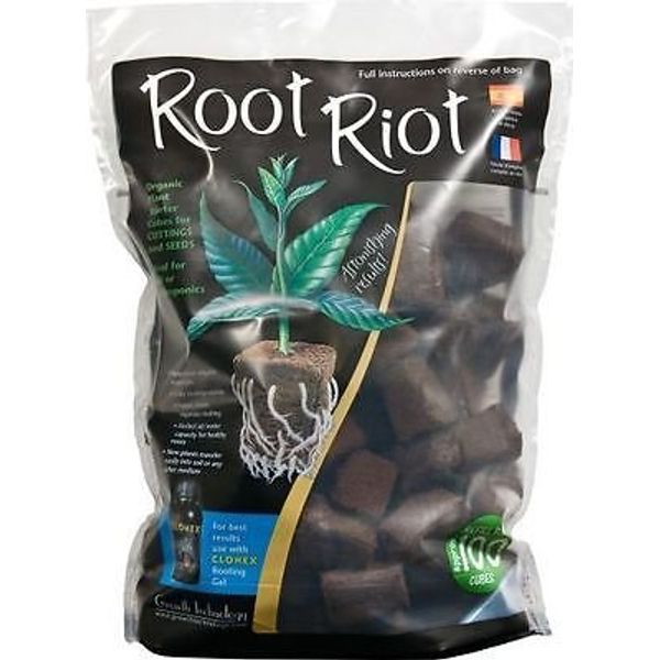 Root Riot Plant Starter Cubes x100 Refill - Cuttings and Seedlings