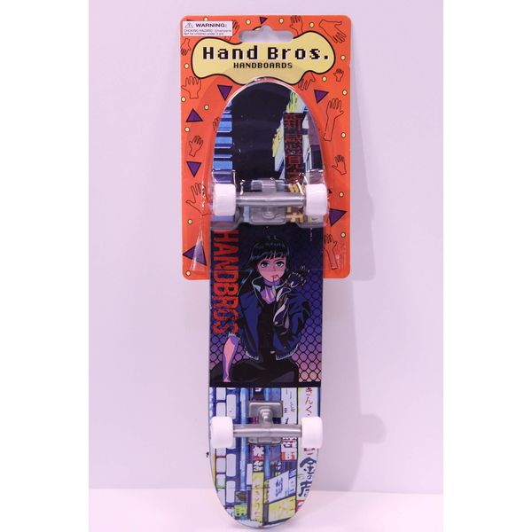 HANDBROS Handboard Skateboard 27cm 10.5 inch Tech Large Finger Board W/Grip 'HANIME'