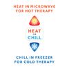Bucky Hot & Cold Therapy Spa Collection, Eye Mask, Aqua