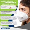 [20PCs] 4 Layer KN95 Disposable Face Mask Headband Style Individually Wrapped