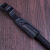 [VKO] Camera Neck Strap Climbing Rope Shoulder Strap Adjustable Length 80-135cm for SLR Mirrorless Compact Camera (Black)