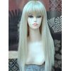 Forever Young Ladies Long Sleek Straight Platinum Blonde Fashion Wig