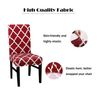 Chickwin Chair Covers for Dining Room 6 Pack, Stretch Armless Washable Spande...