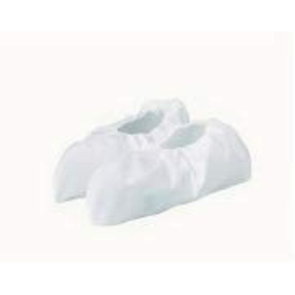 Shoe Covers, 10 Pairs, One Size Fits Most, Non-woven Fabric, Disposable, Medical PCR Inspection