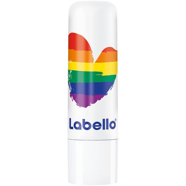 Labello Pride Kiss Edition Lip Balm Stick for 24-Hour Care and Intensive Moisture, Lip Care with Shea Butter for All Lips and All Kisses (4.8 g)