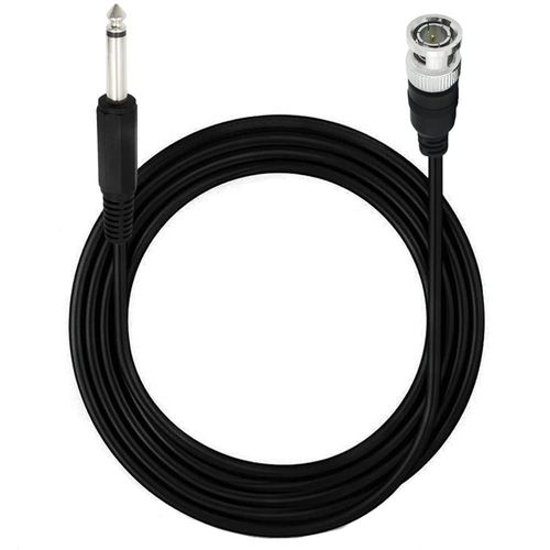 MTUERANC 6.35mm to BNC Cable, 6Feet 6.35mm 1/4 inch Mono TS Male to BNC Male Connection Cable, Suitable for CCTV DVR, Cameras, Surveillance, Portable Radios and More. (6.35mm to BNC Male)