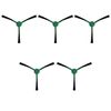 MIRTUX Side Brushes Compatible with Roomba Combo Essential - Pack of 5 High Performance Replacement Brushes