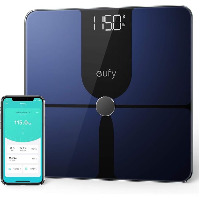  eufy, Smart Scale with Bluetooth, Body Fat Scale