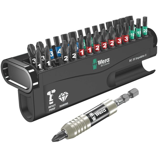 Wera 05057697001 Bit-Check 30 Impaktor 2