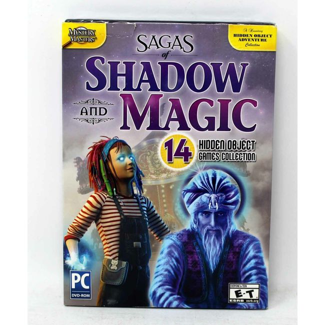 Encore Mystery Masters Sagas Of Shadow & Magic PC DVD Video Game