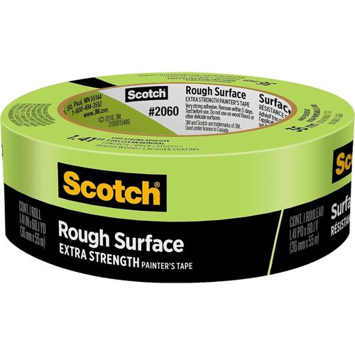 3M Scotch Rough Surface Painter's Tape Roll 1.41"