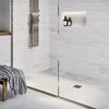 Ebbe Pro Series Square Drain Grate - Brushed Nickel