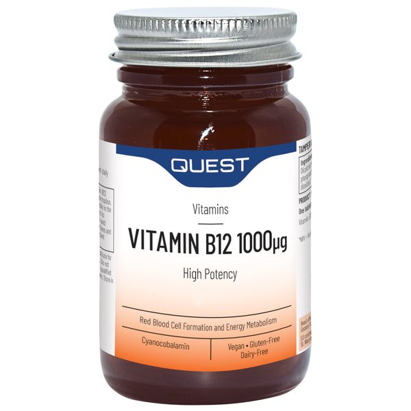Quest Vitamin B12 1000mcg High Potency 90 Tablets, 90 g
