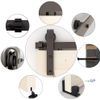 79'' Track Sliding Barn Door Hardware Kit Modern Closet & Adjustable Floor Guide