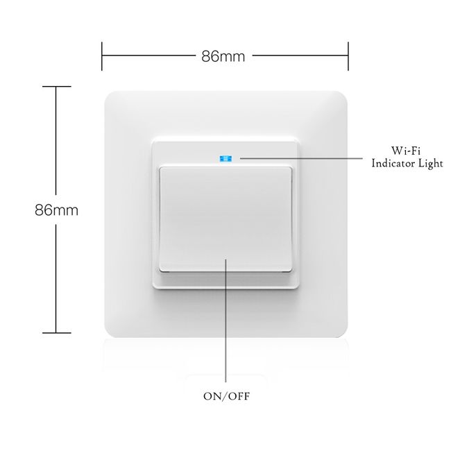 WiFi Smart Light Wall Switch Socket Outlet Push Button DE EU Smart