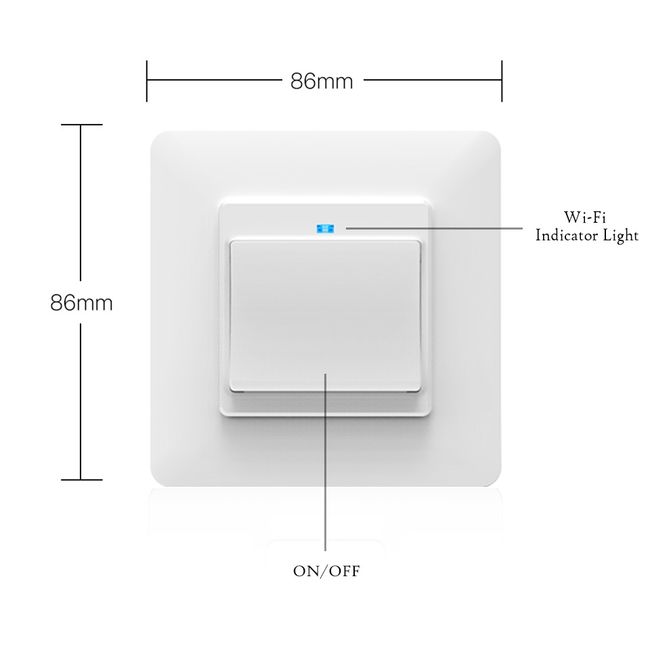 Wifi Smart Light Wall Switch Socket Outlet