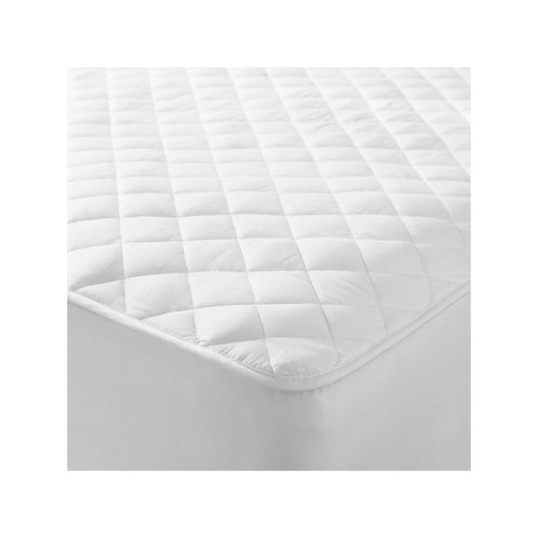 Home Living Quilted Mattress Protector Extra Deep 40cm Fitted Anti Allergy Plush Breathable Ultra Soft Hotel Quality Mattress Pillow Protector (Double)