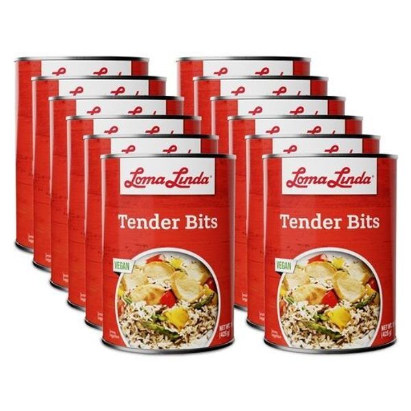 Loma Linda - Tender Bits - (15oz.) (12 Pack) - Plant Based - Vegan Chicken