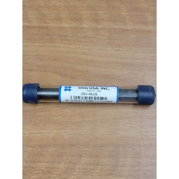 OSG 300-4606: CARBIDE 11.7MM ST/FLT REAMER
