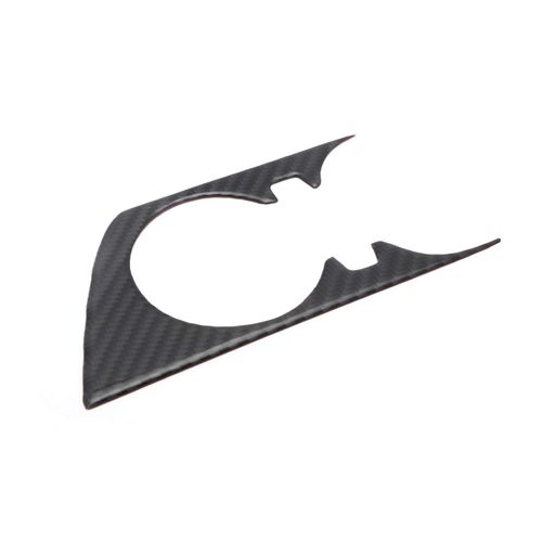 Xotic Tech Cup Holder Cover Trim, Genuine Soft Carbon Fiber, Compatible with Chevrolet Camaro 2016-2024