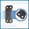 A ABSOPRO Motorcycle 21" Front Wheel mudguard Risers Lift Bracket Adapter Set Item Replacement