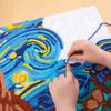 Y'Art Masterpiece - Starry Night by Vangoh, Multicolored