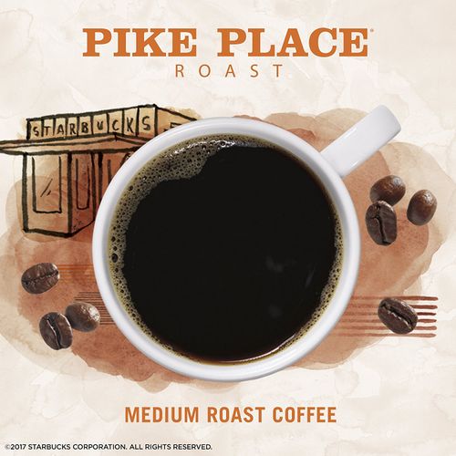 Starbucks VIA Instant Coffee Medium Roast Packets — Pike Place Roast — 1 box (8 packets)