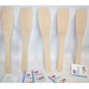 5 x Wooden Spatula Flat