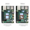 Geekworm Raspberry Pi 4 Aluminium Case, Raspberry Pi 4 Model B Heavy Duty Aluminum Passive Cooling Heat Dissaption Metal Case for Raspberry Pi 4B Only