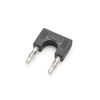 Kurzschlussstecker 4mm, Raster 19mm, 33mm lang, schwarz
