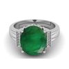 LMDPRAJAPATIS Certified Emerald Panna 925 Sterling Silver Wedding Ring Lab Certificate