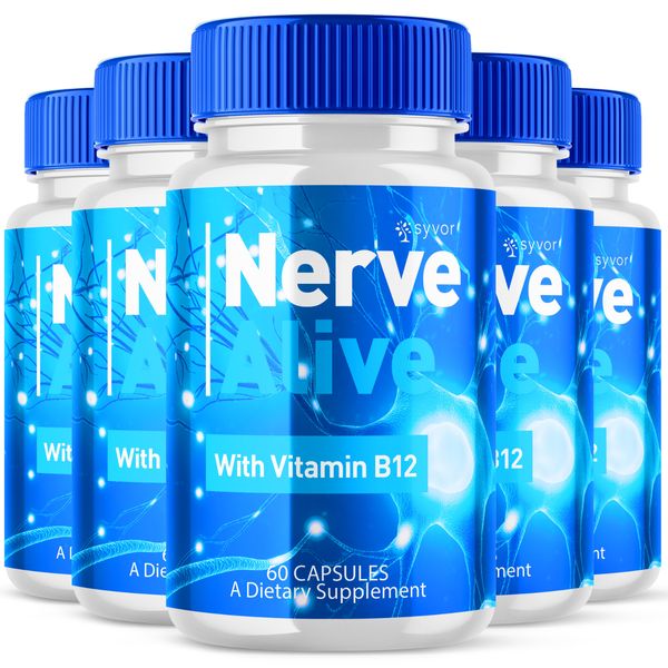 Nerve Alive Advanced Nerve Support Formula Max Strength Vitamin 300 Capsules