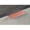 #3306-3 in. CKP Brand Back Mount Finger Pull, Brushed Rose Gold