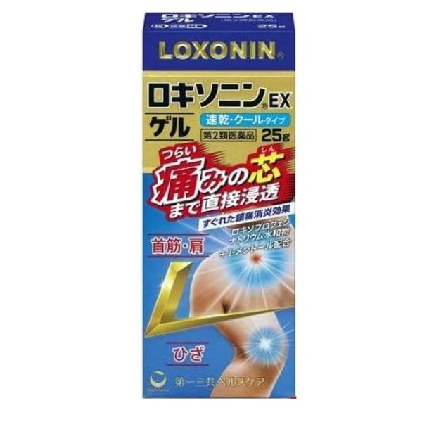 【第2類医薬品】ロキソニンEXゲル 25g ×4
